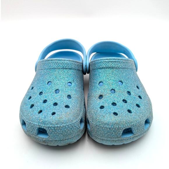 Crocs Baya Unisex Kids Slip-On Clogs Slippers Lightweight Blue Size USJ1 EU16 - Picture 2 of 8